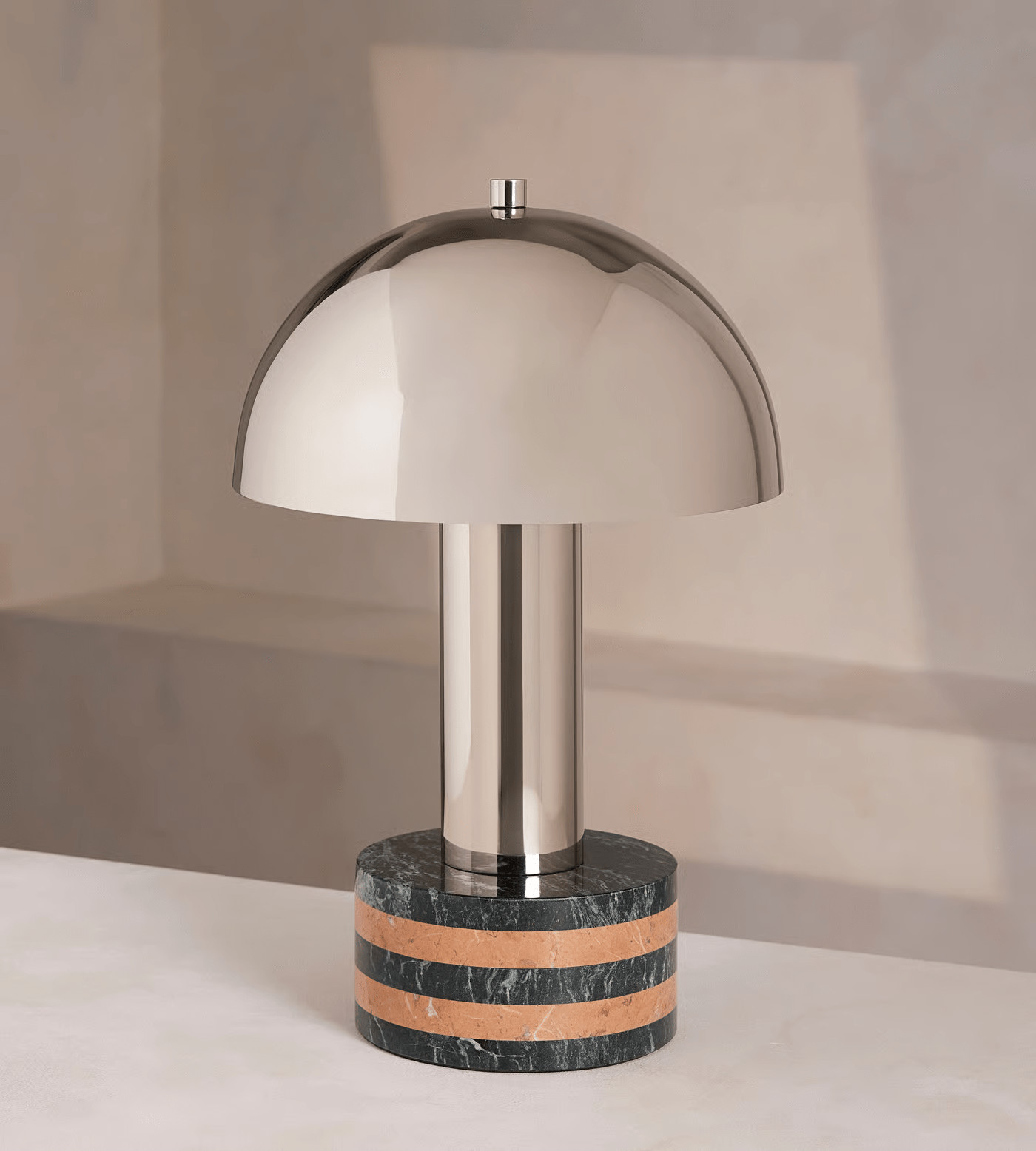 Luno Chrome Table Lamp - Blowlighting