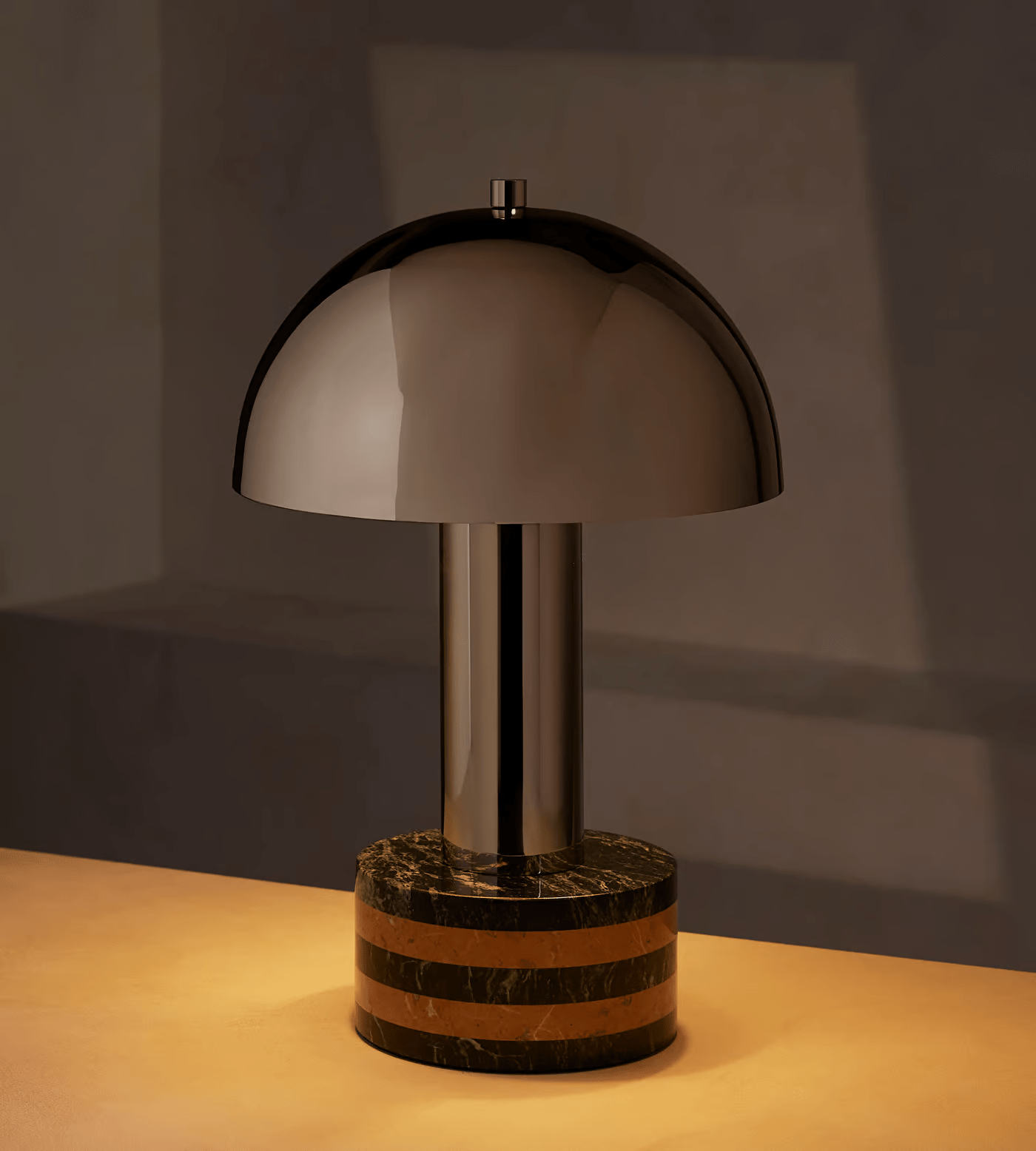 Luno Chrome Table Lamp - Blowlighting