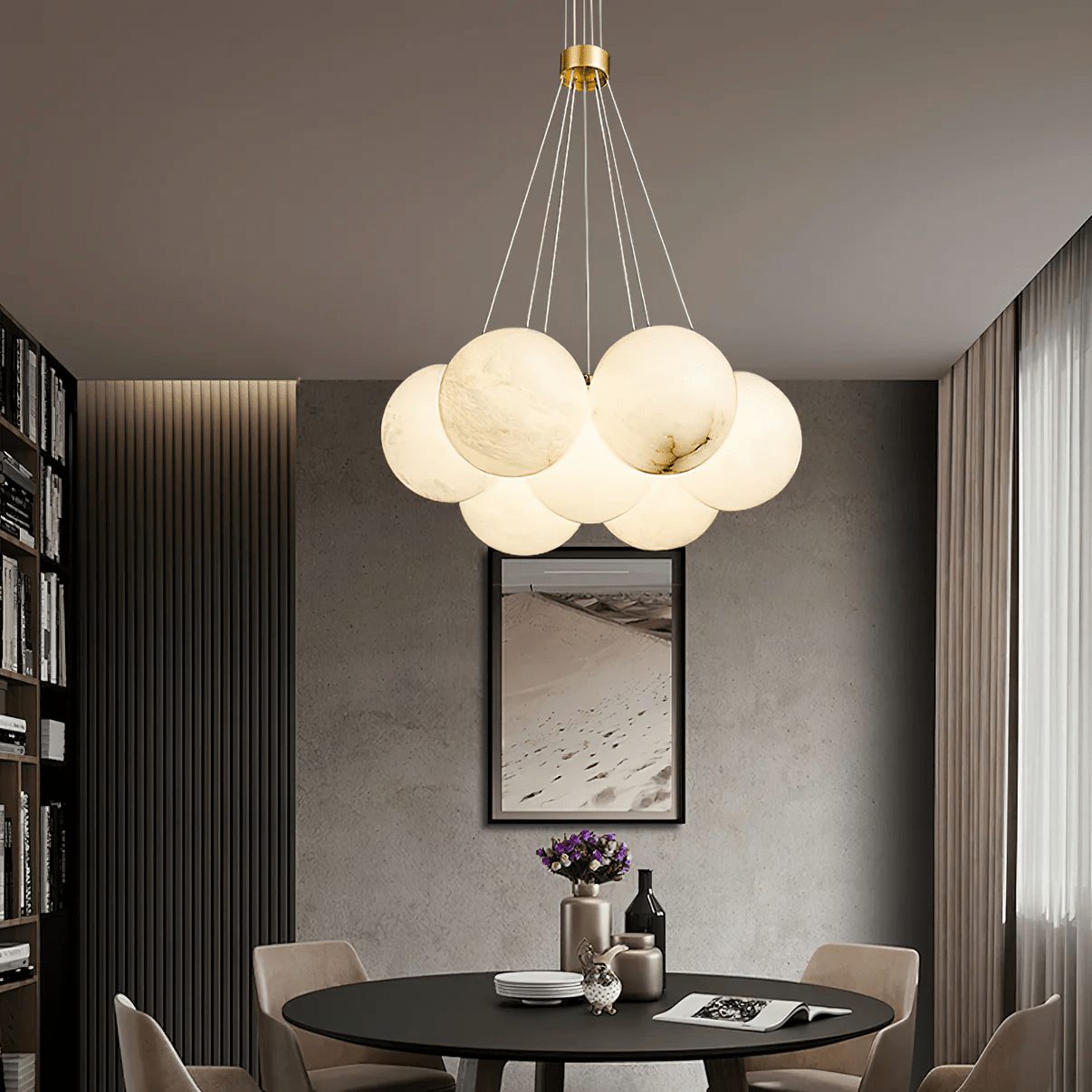 Zovenila Alabaster Chandelier - Blowlighting