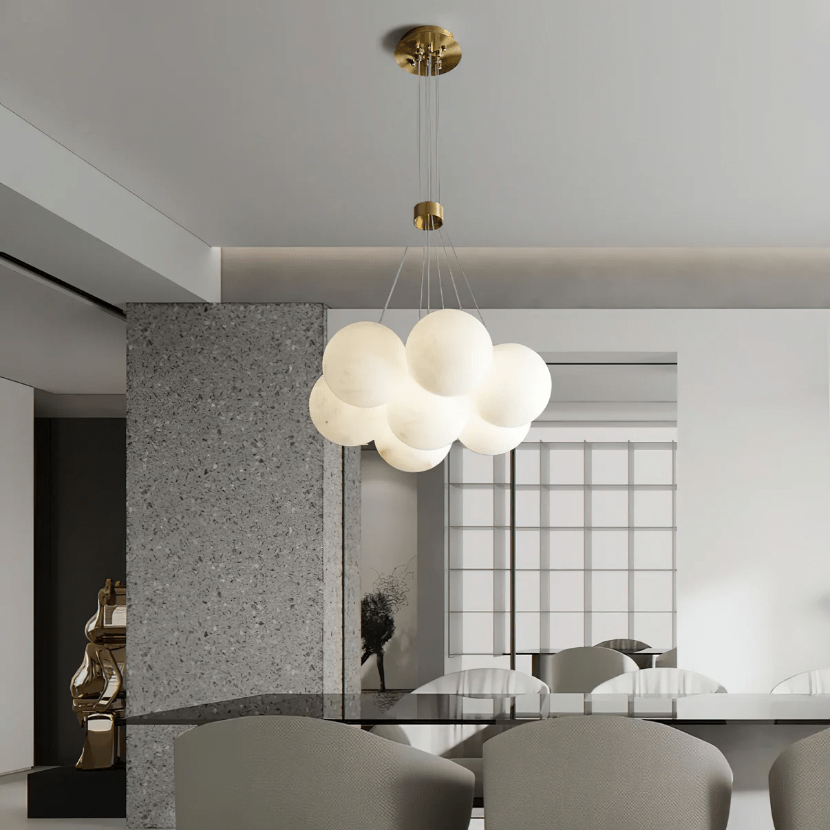 Zovenila Alabaster Chandelier - Blowlighting