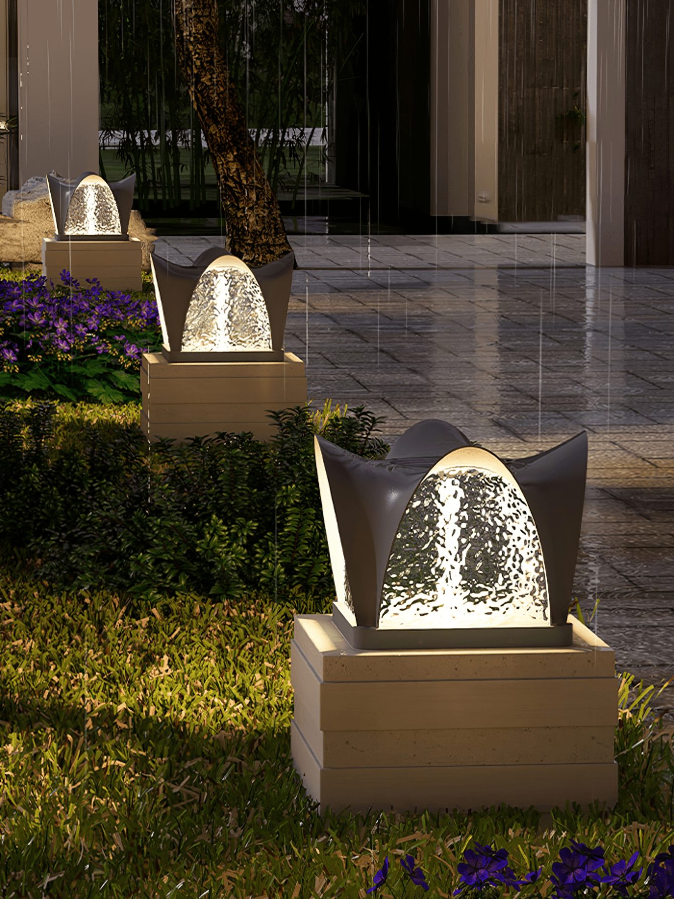 Sculptform Solar Outdoor Light - Blowlighting