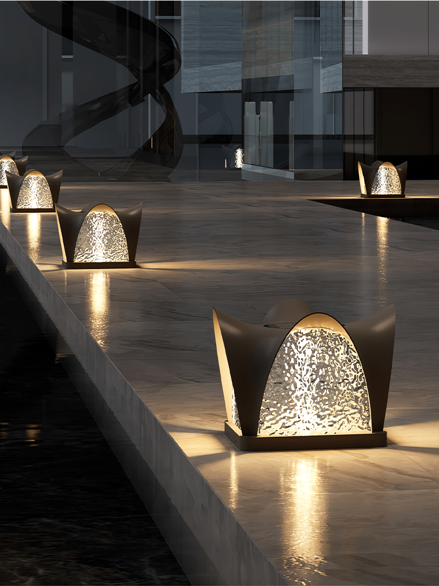 Sculptform Solar Outdoor Light - Blowlighting
