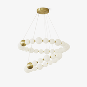 Cetalan Elegance Art Pearls Plastic Chandelier - Blowlighting