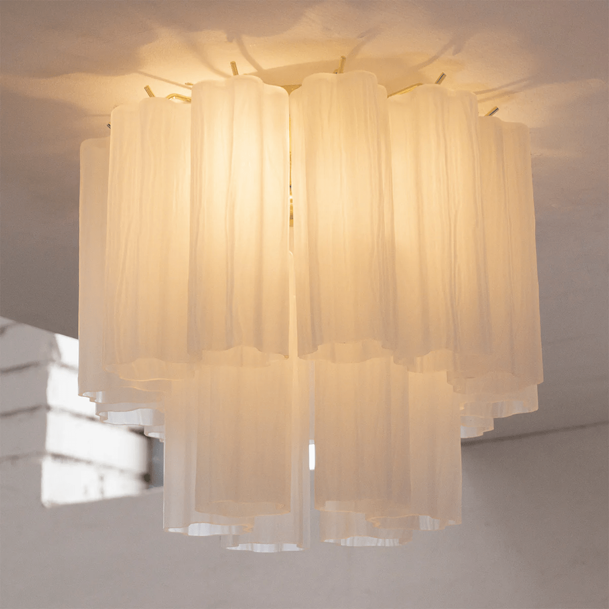 Aurora Ceiling Lamp Pink Waterfall Style - Blowlighting