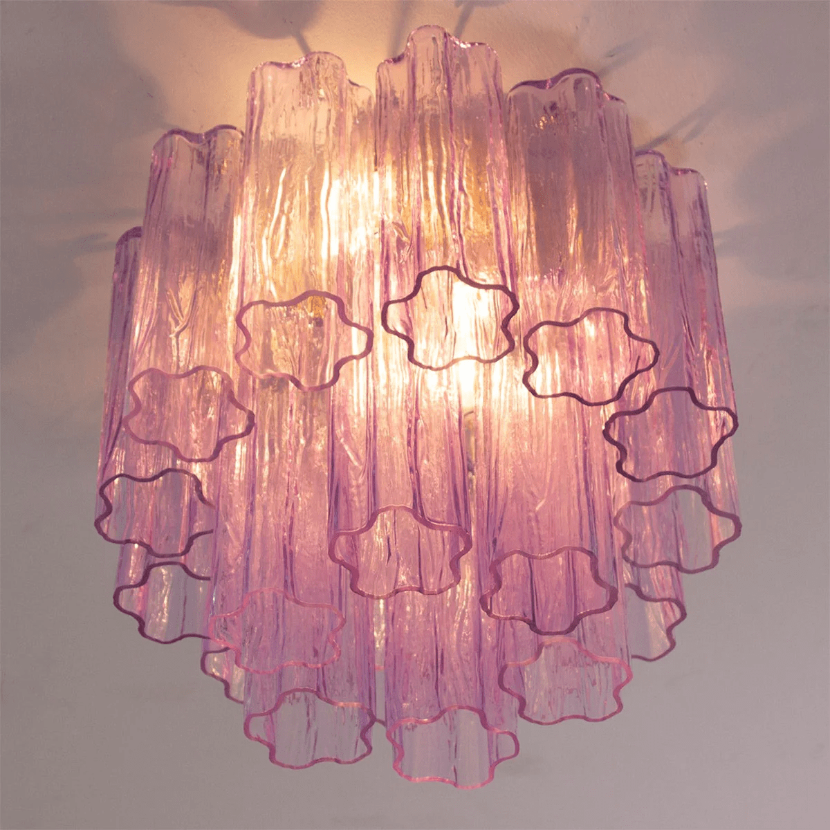 Aurora Ceiling Lamp Pink Waterfall Style - Blowlighting