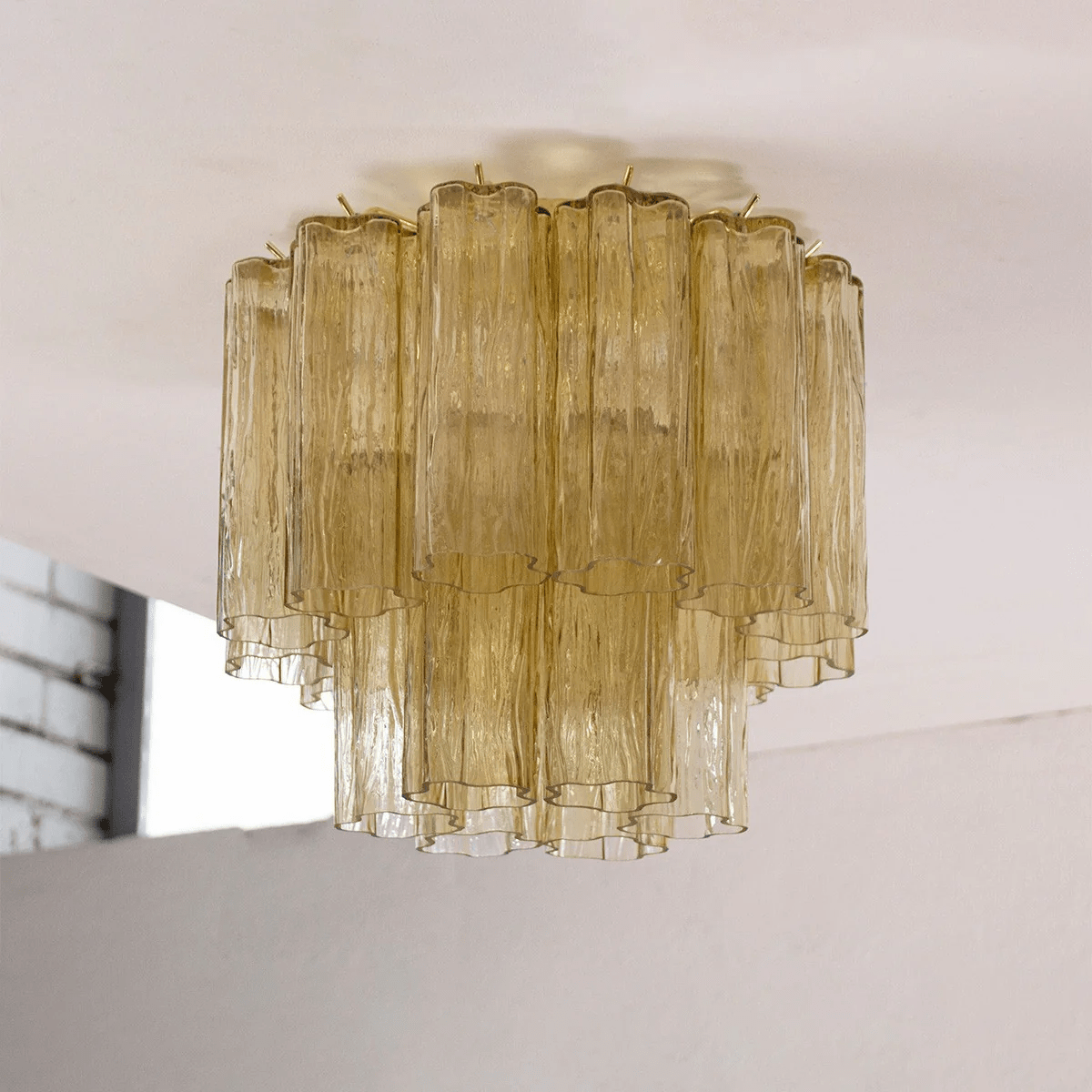 Aurora Ceiling Lamp Pink Waterfall Style - Blowlighting