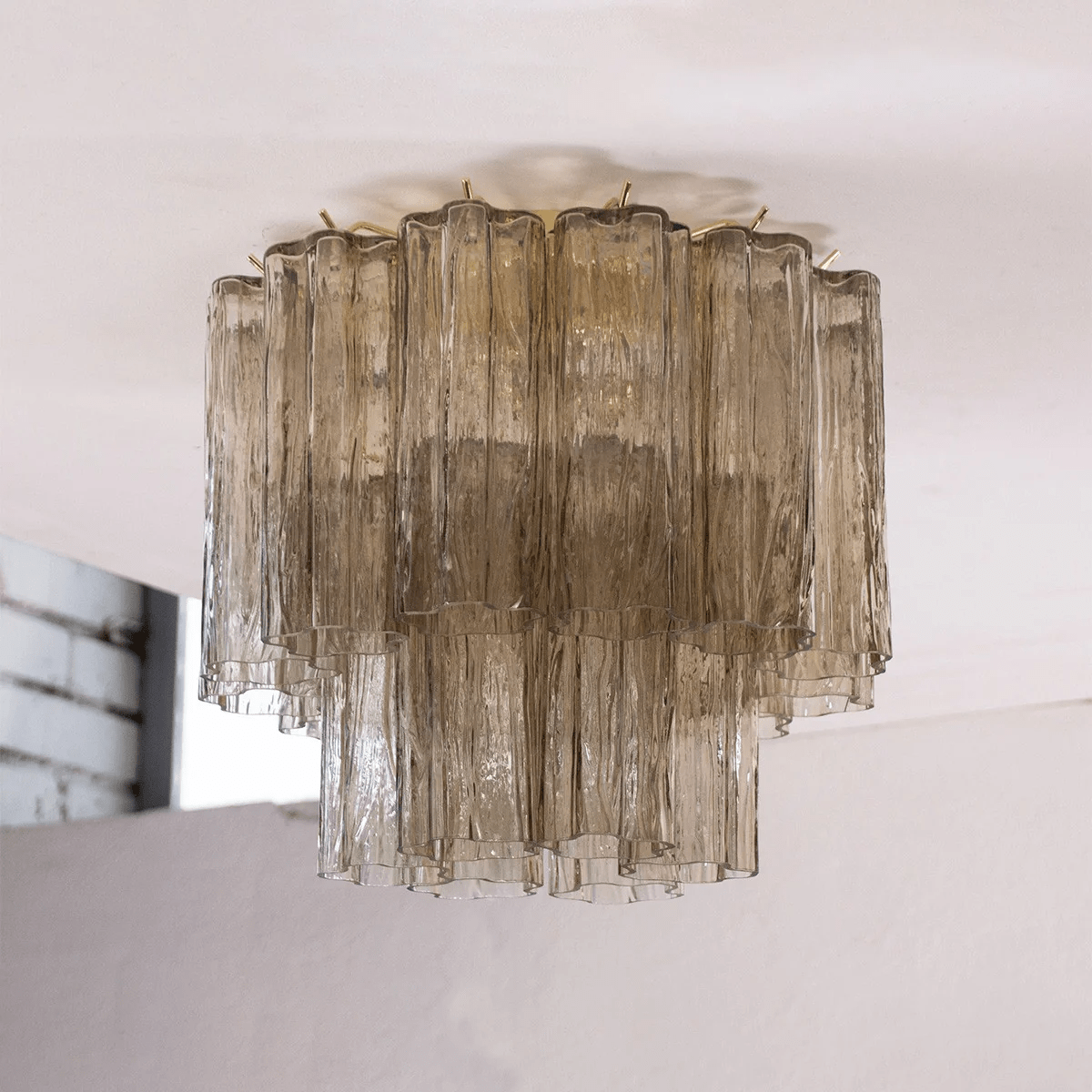 Aurora Ceiling Lamp Pink Waterfall Style - Blowlighting