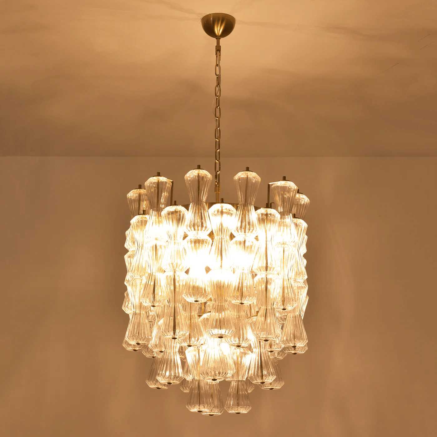 Aurora Chandelier Murano Glass Floral Cascade - Blowlighting