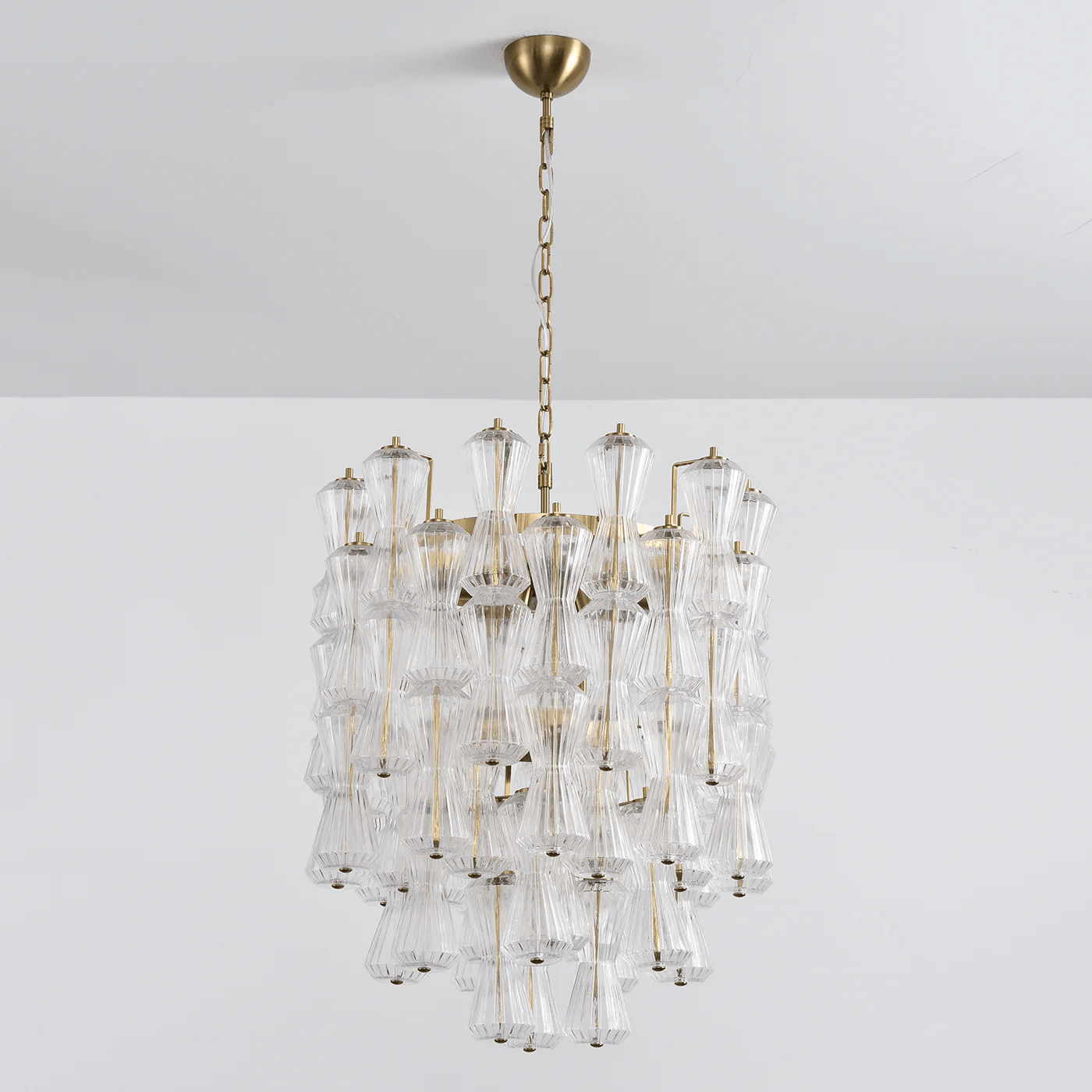 Aurora Chandelier Murano Glass Floral Cascade - Blowlighting