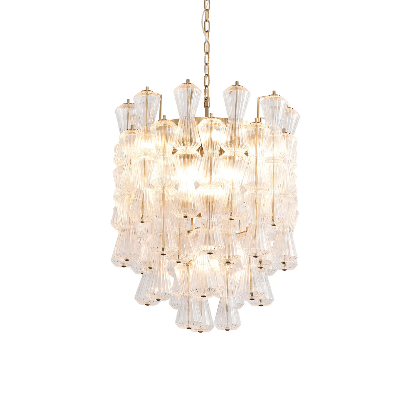 Aurora Chandelier Murano Glass Floral Cascade - Blowlighting