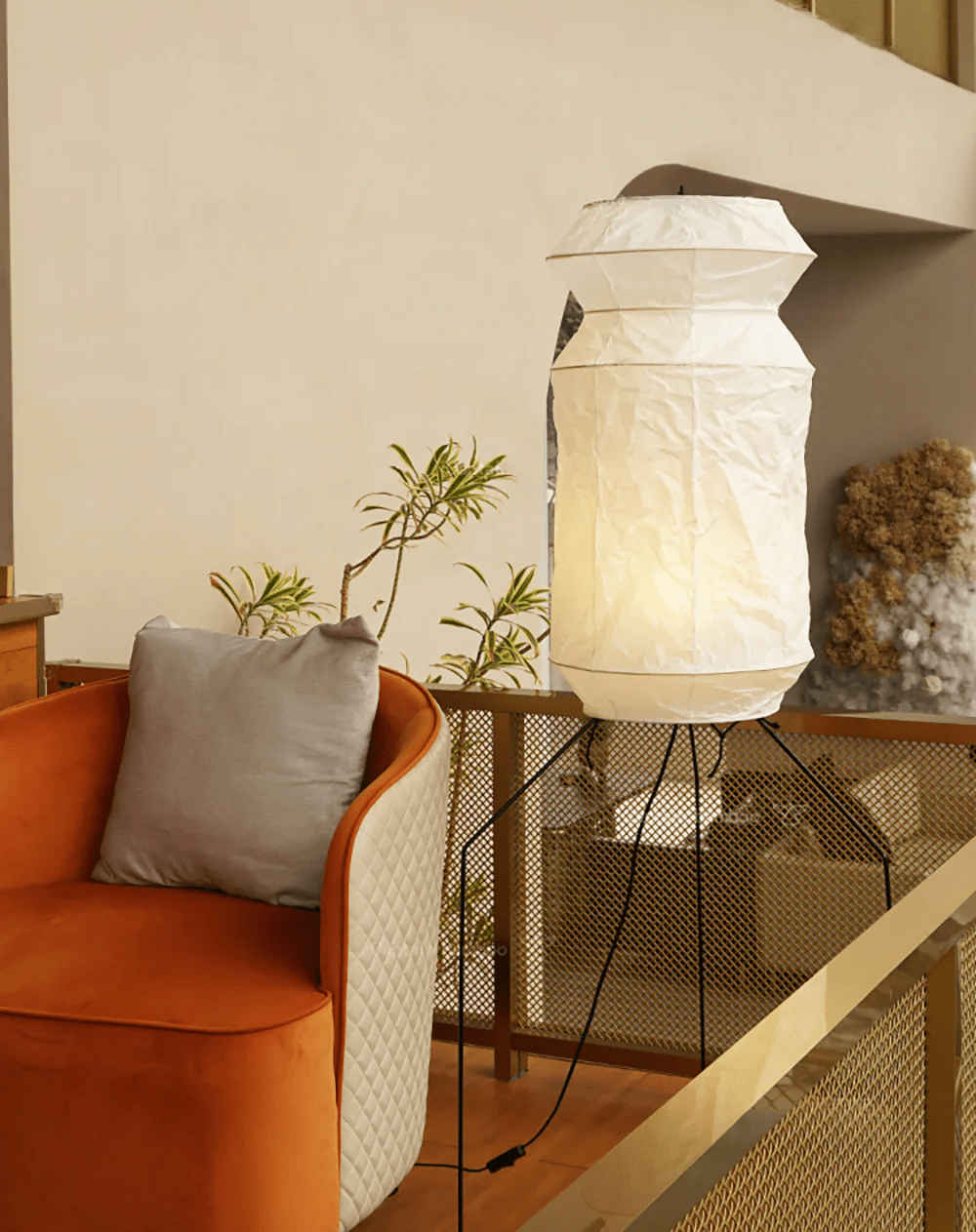 Washi Paper UF3-L6 Floor Lamp - Blowlighting
