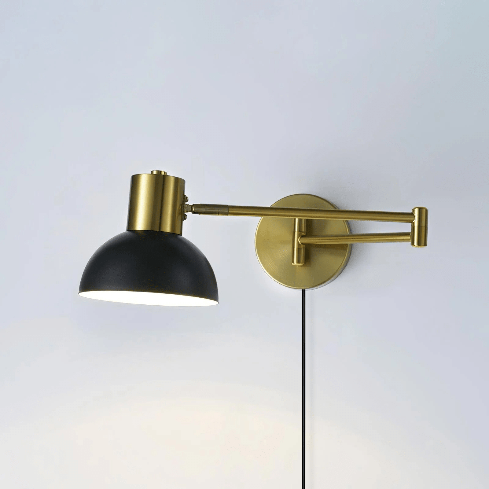 Adjustable Arm Plug In Wall Lamp - Blowlighting