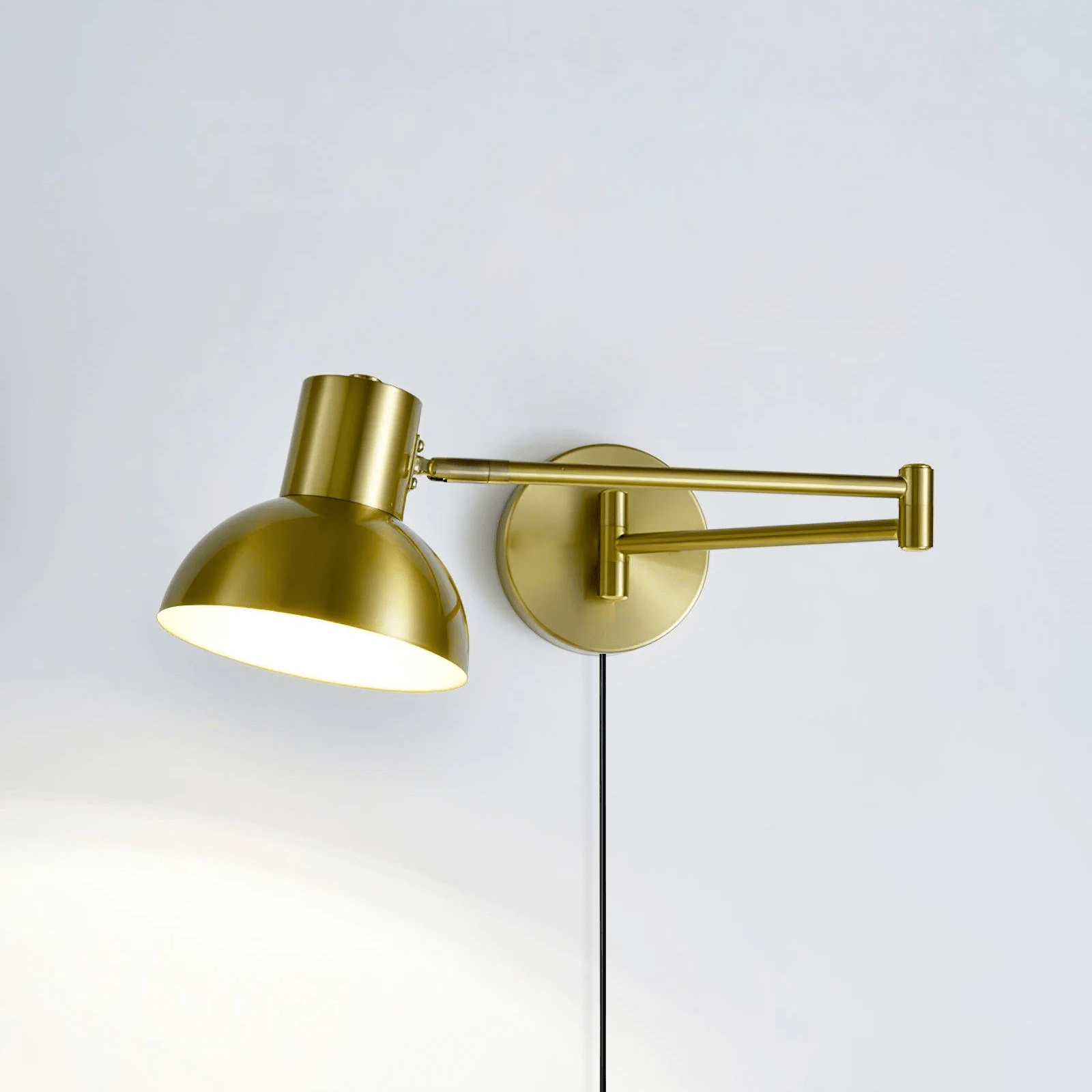 Adjustable Arm Plug In Wall Lamp - Blowlighting