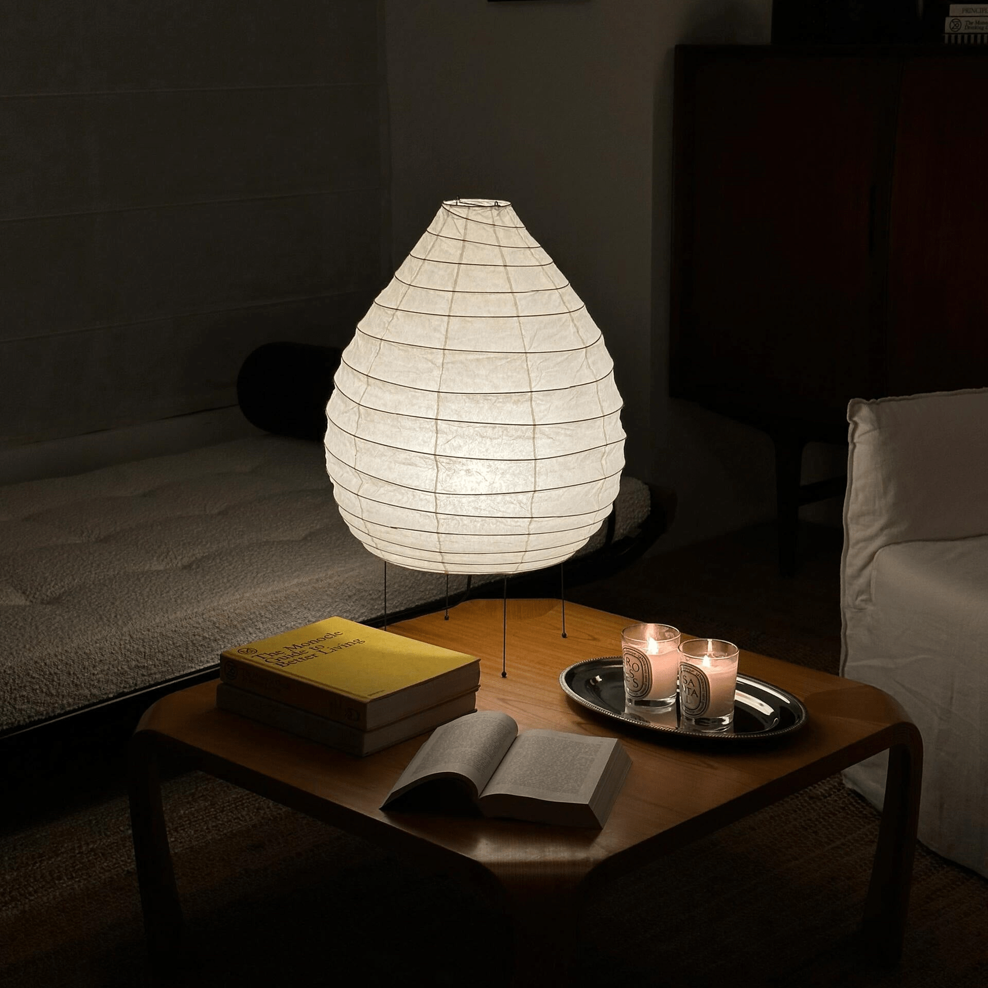 Washi Paper Lantern Table Lamp - Blowlighting