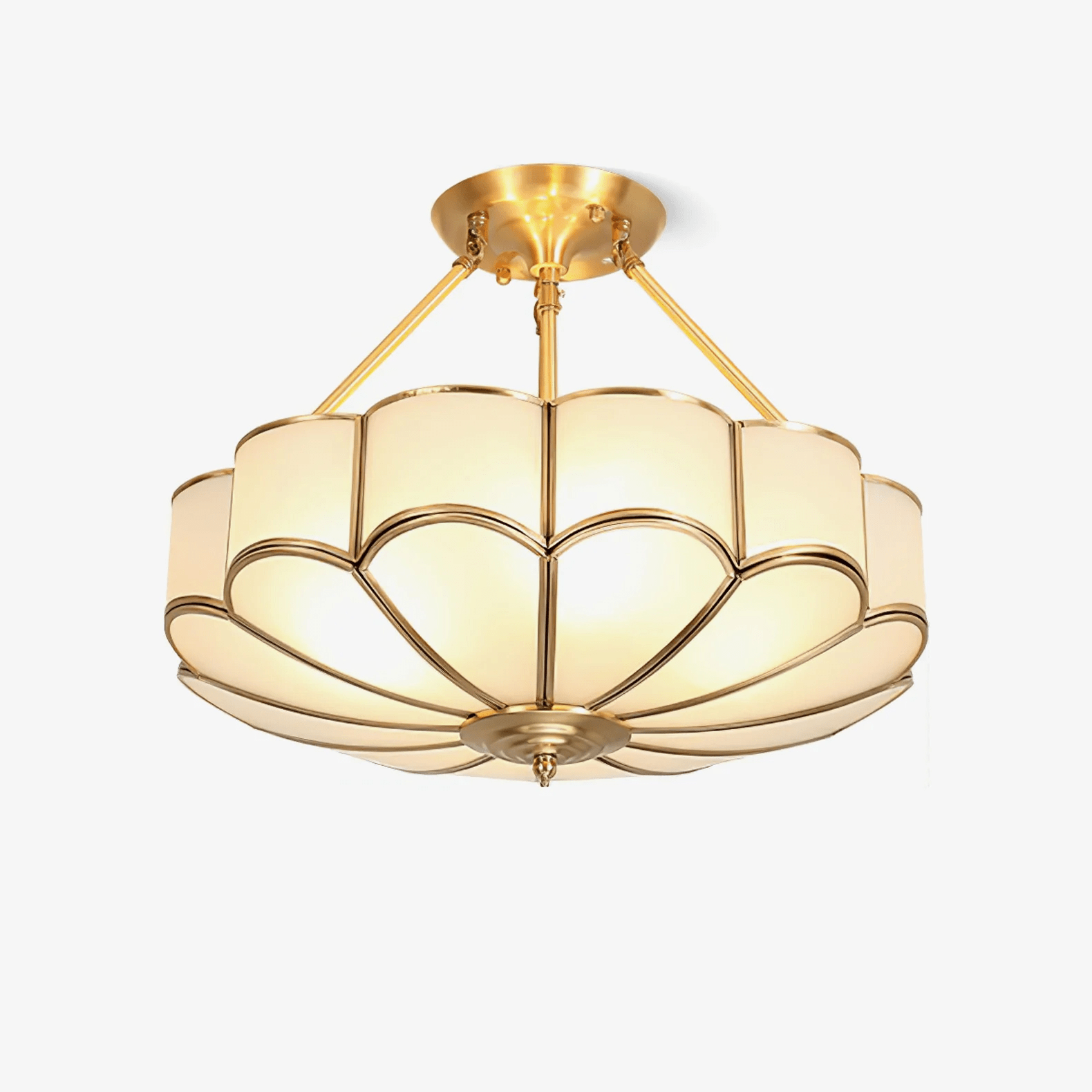 Flower Shape Glass Ceiling Light - Blowlighting