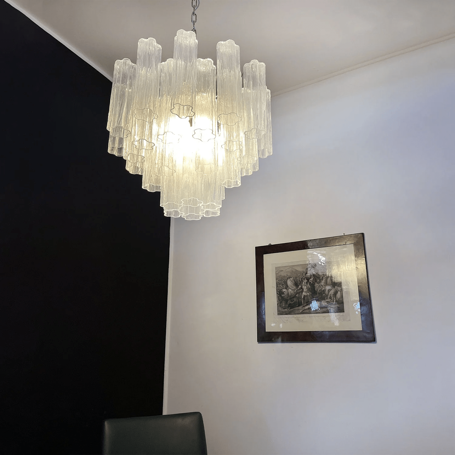 Aurora Chandelier Murano Glass Tiered - Blowlighting