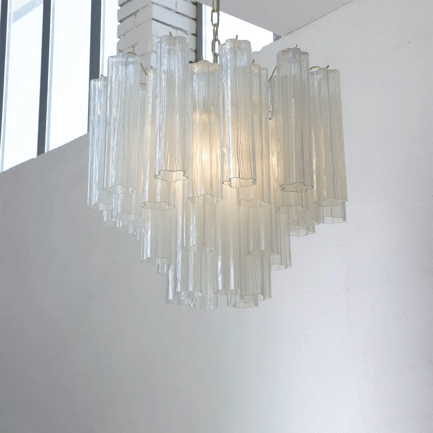 Aurora Chandelier Murano Glass Tiered - Blowlighting