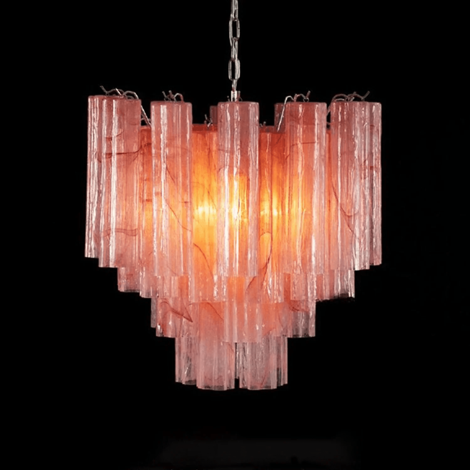 Aurora Chandelier Murano Glass Tiered - Blowlighting