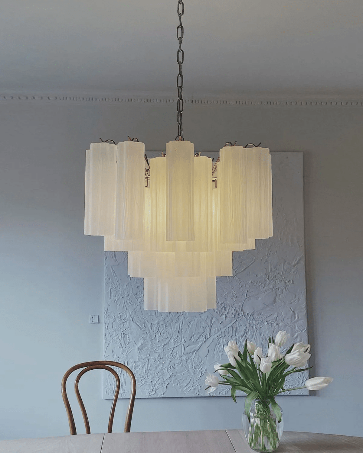 Aurora Chandelier Murano Glass Tiered - Blowlighting