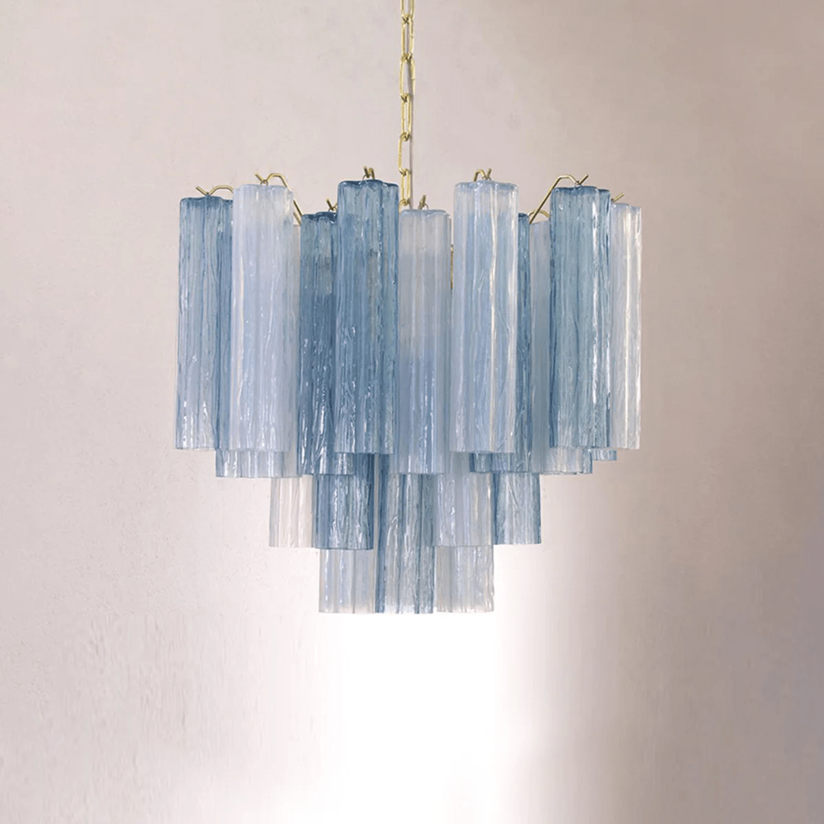 Aurora Chandelier Murano Glass Tiered - Blowlighting