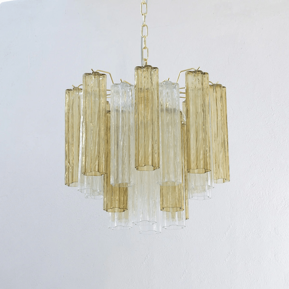 Aurora Chandelier Murano Glass Tiered - Blowlighting
