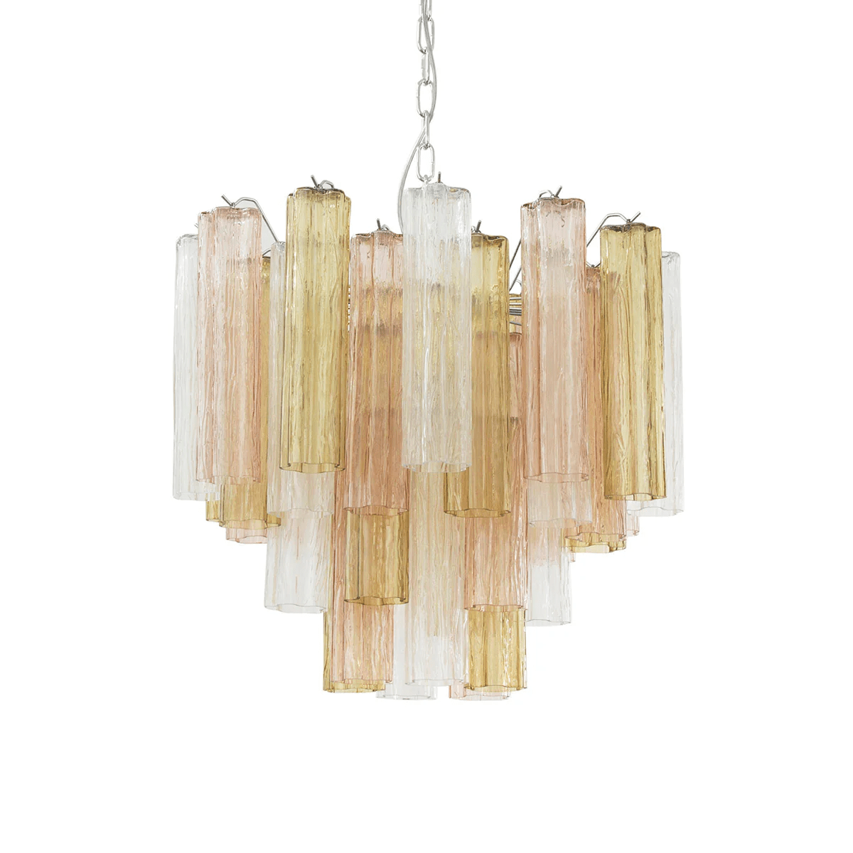 Aurora Chandelier Murano Glass Tiered - Blowlighting