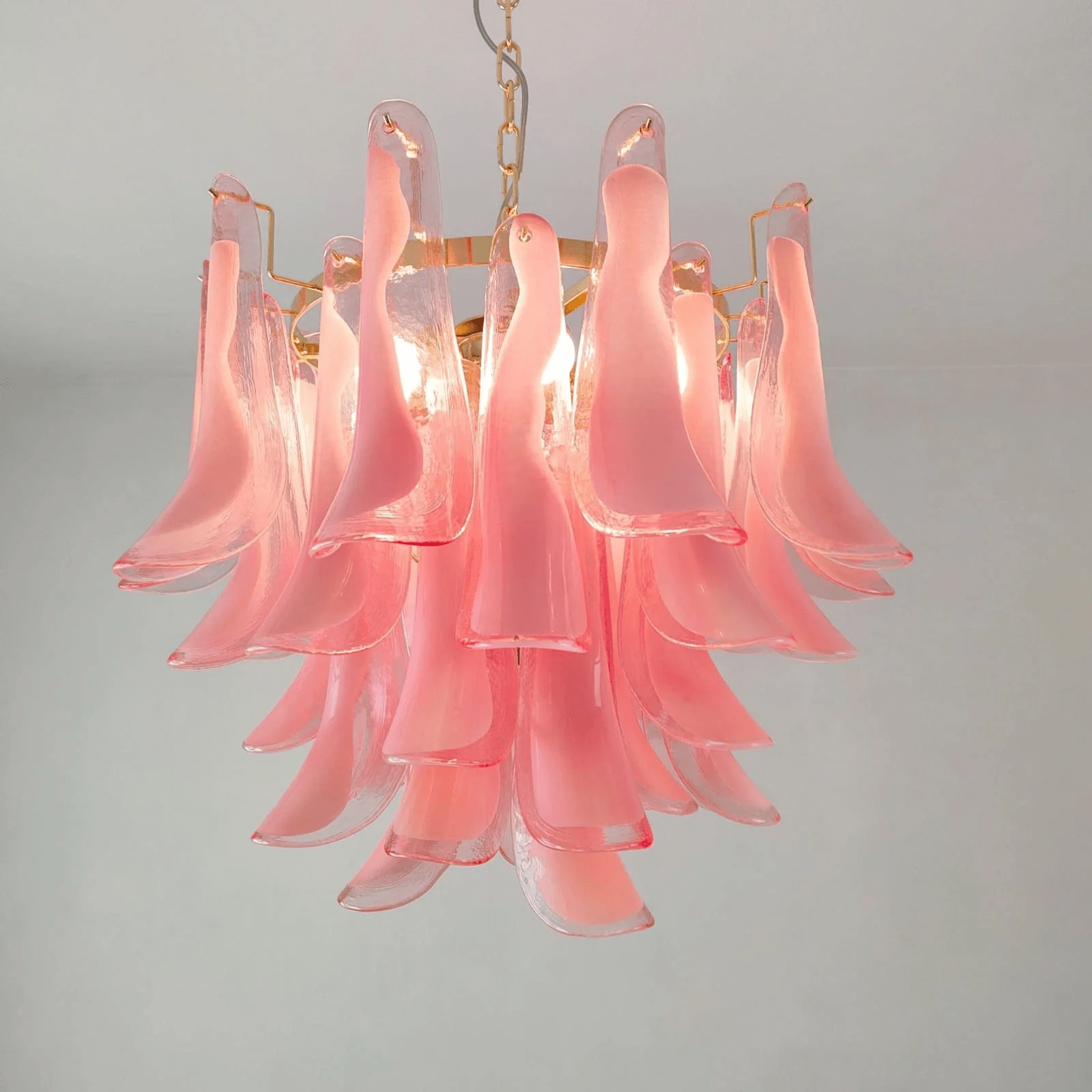 Aurora Chandelier Murano Glass Tiered Italian - Blowlighting