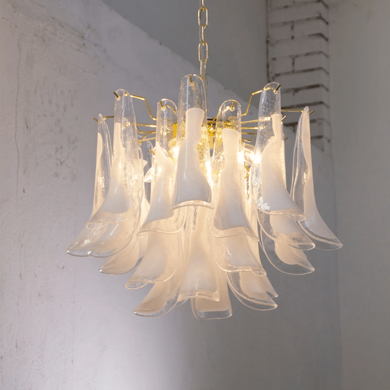 Aurora Chandelier Murano Glass Tiered Italian - Blowlighting
