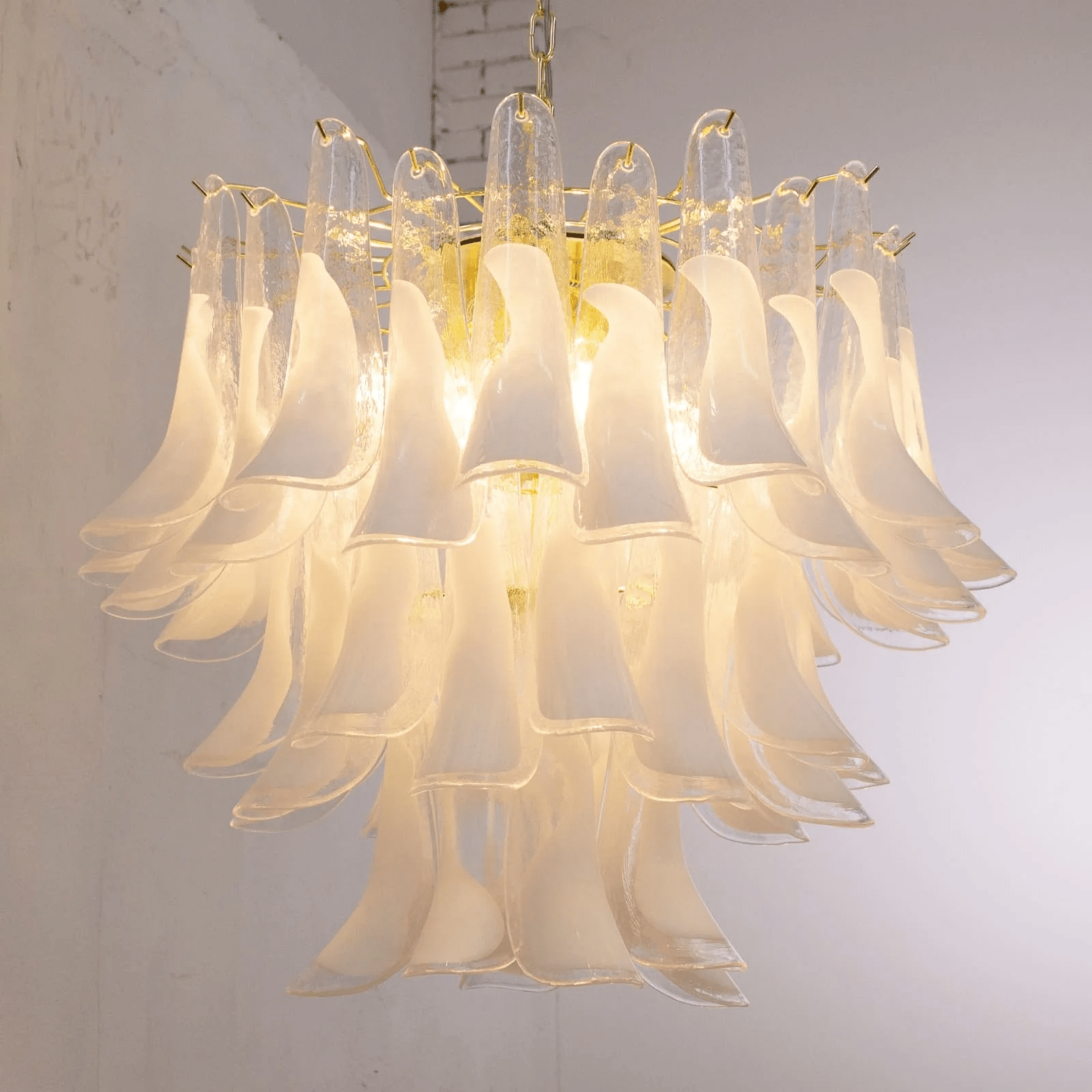 Aurora Chandelier Murano Glass Tiered Italian - Blowlighting