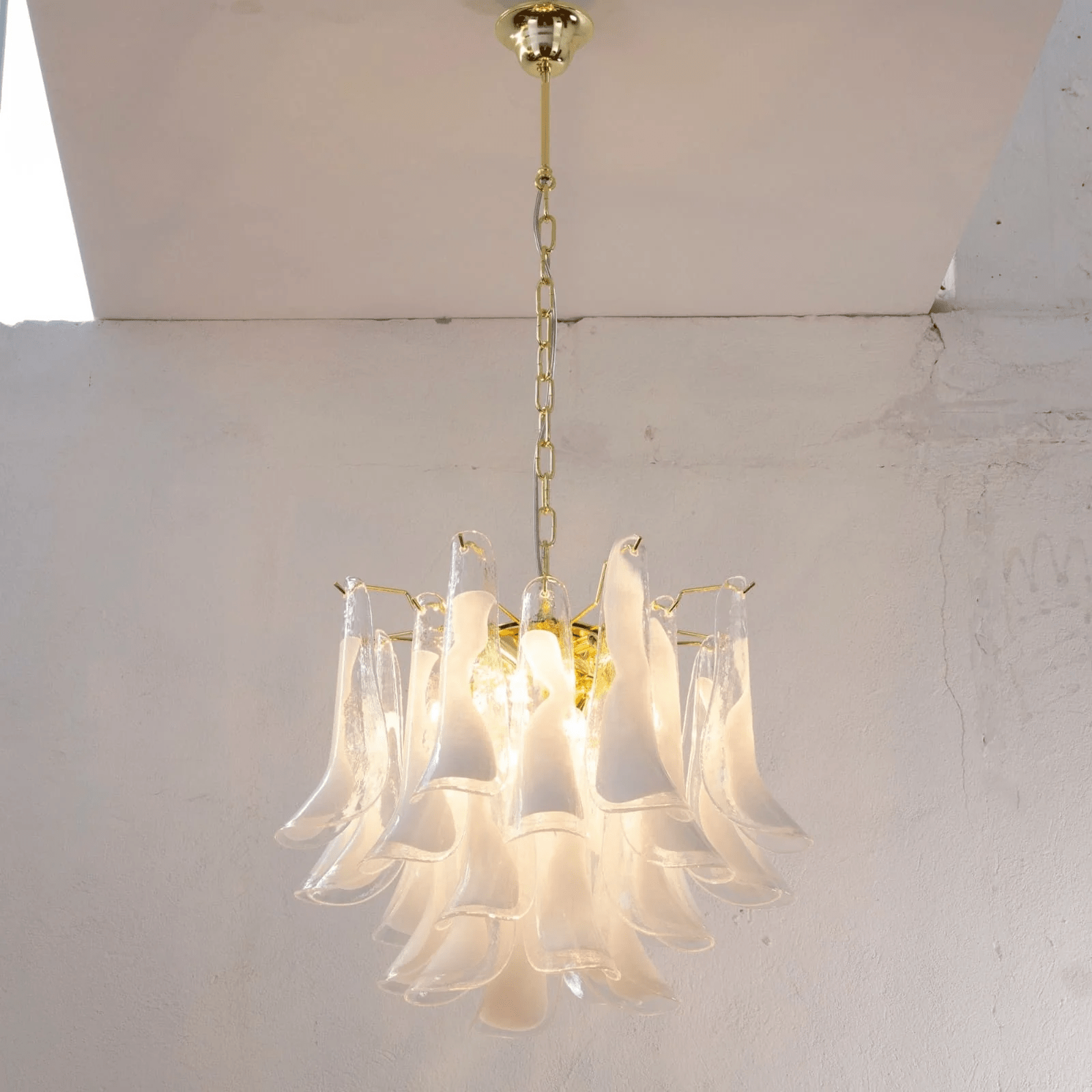 Aurora Chandelier Murano Glass Tiered Italian - Blowlighting