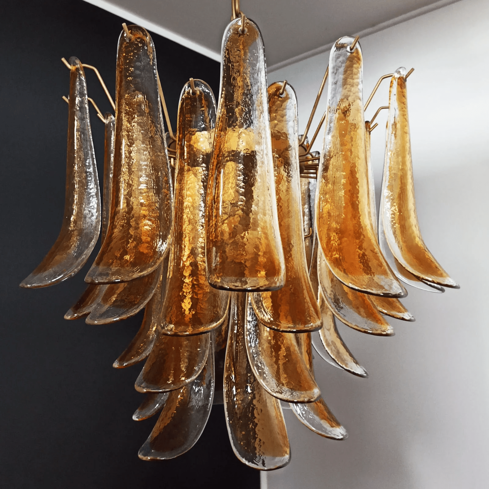 Aurora Chandelier Murano Glass Tiered Italian - Blowlighting