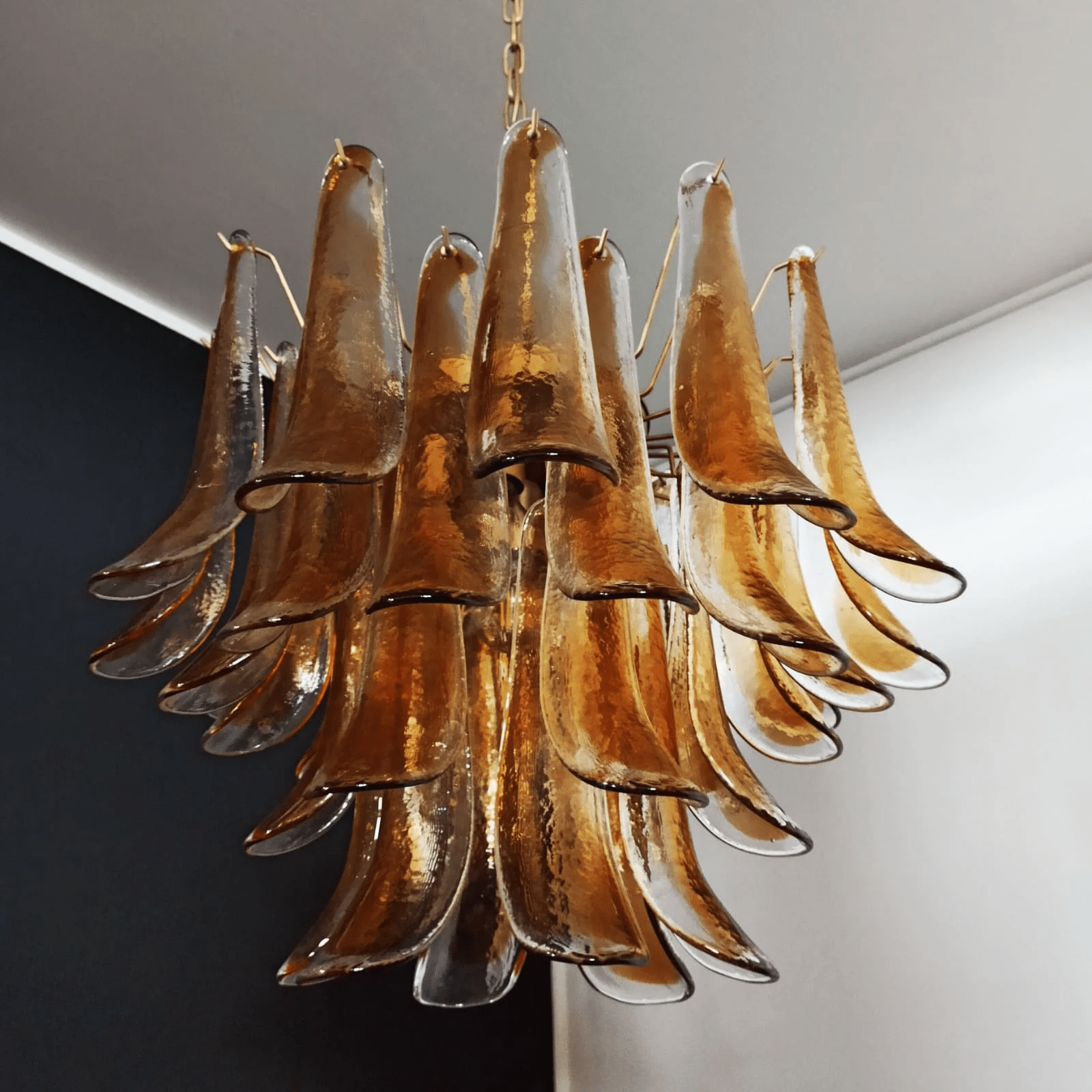 Aurora Chandelier Murano Glass Tiered Italian - Blowlighting