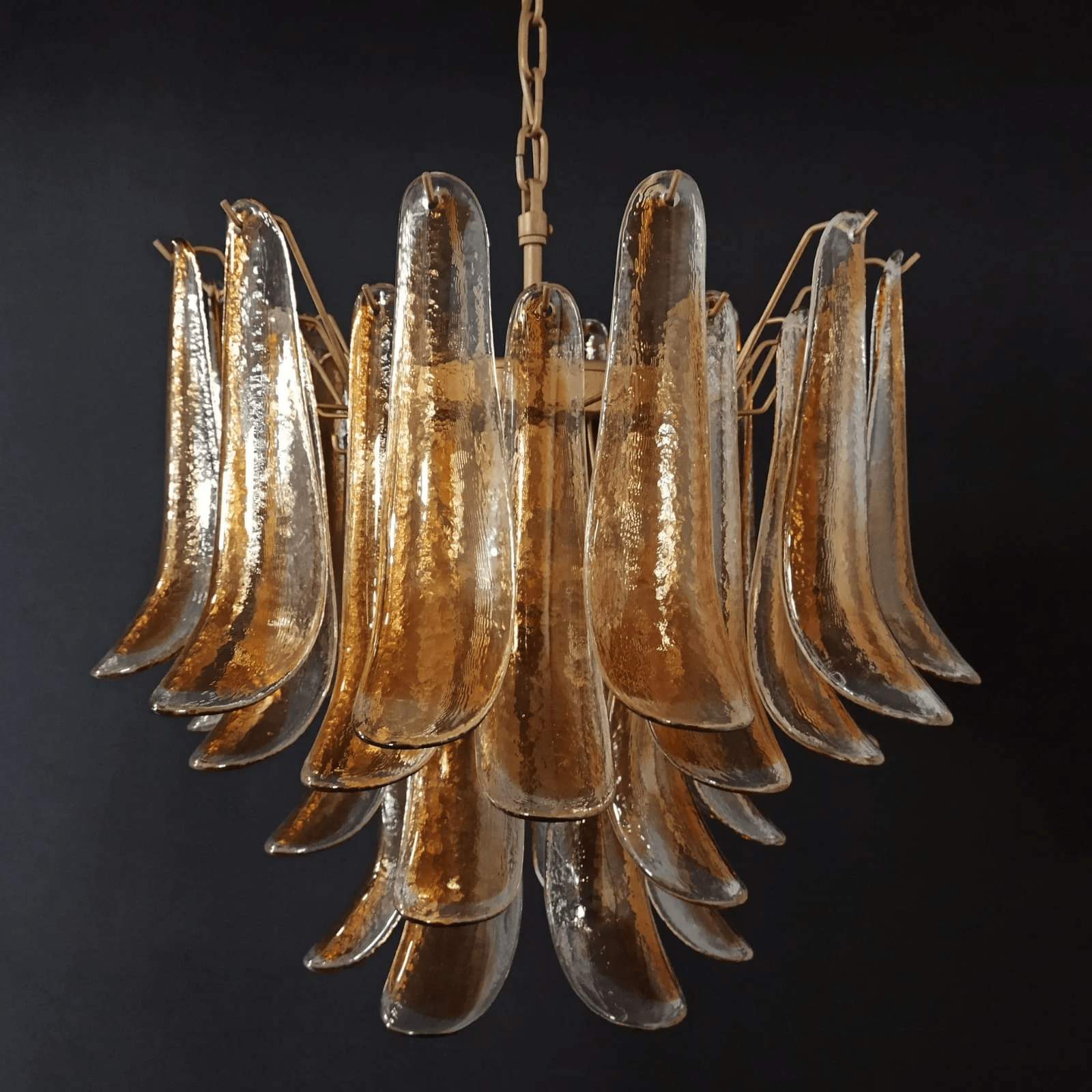Aurora Chandelier Murano Glass Tiered Italian - Blowlighting