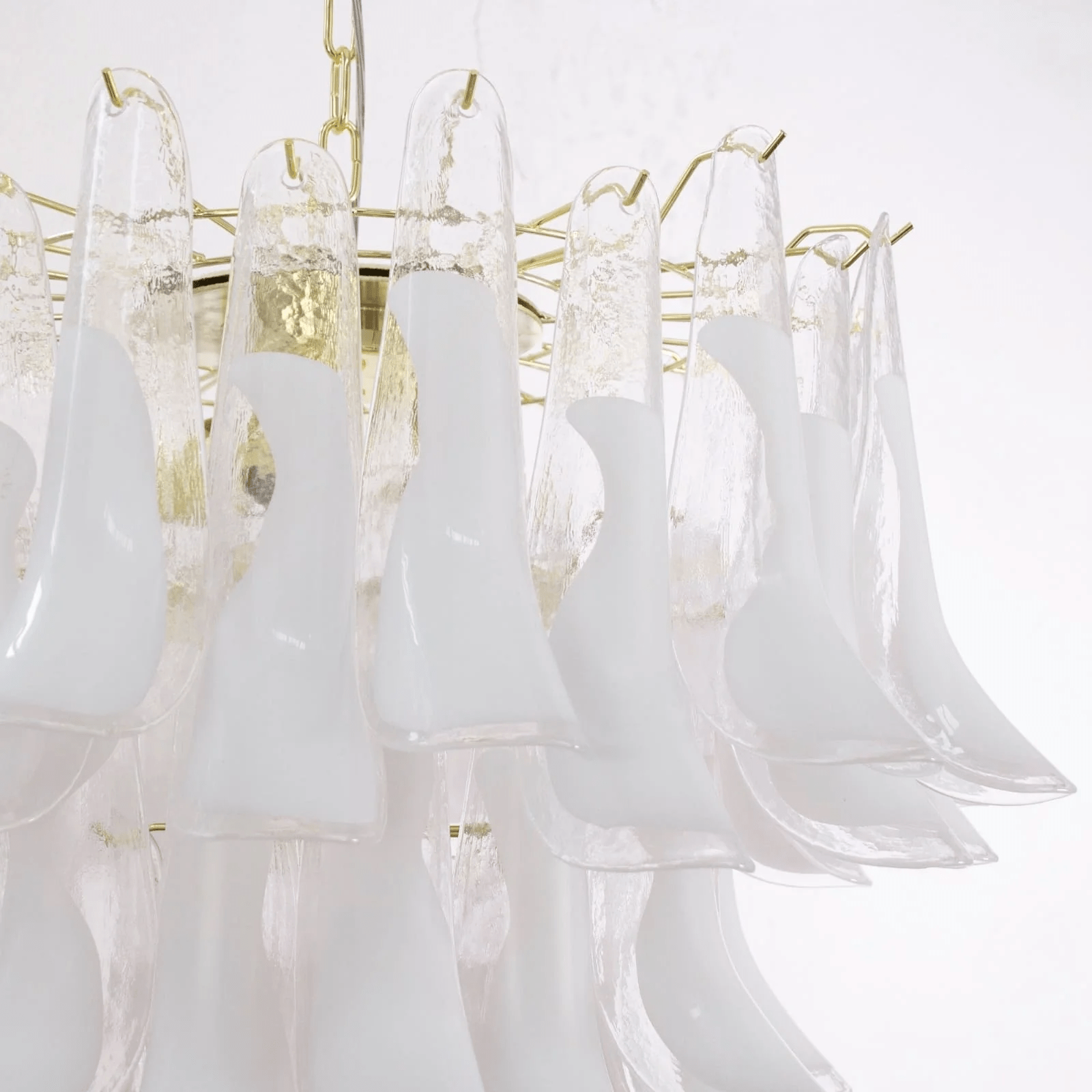 Aurora Chandelier Murano Glass Tiered Italian - Blowlighting