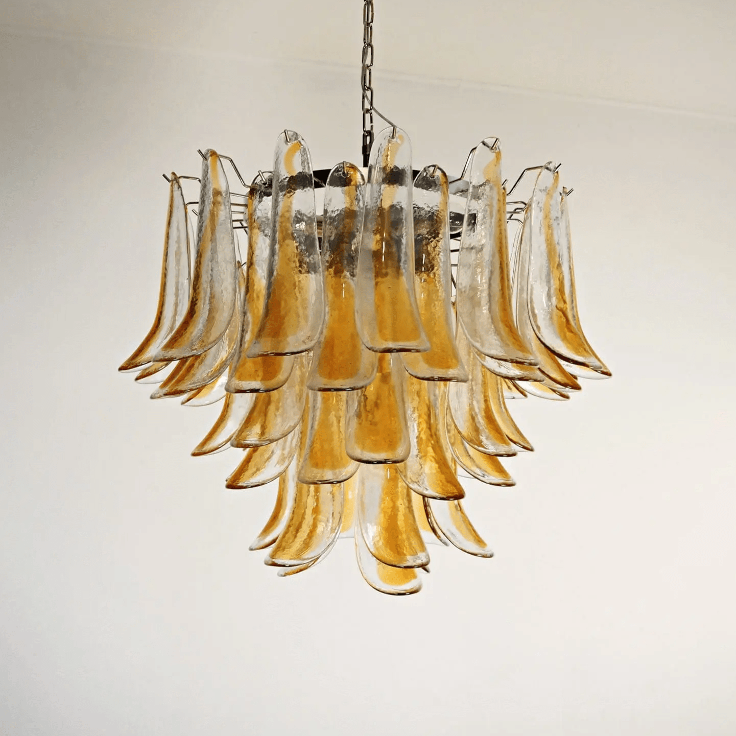 Aurora Chandelier Murano Glass Tiered Italian - Blowlighting