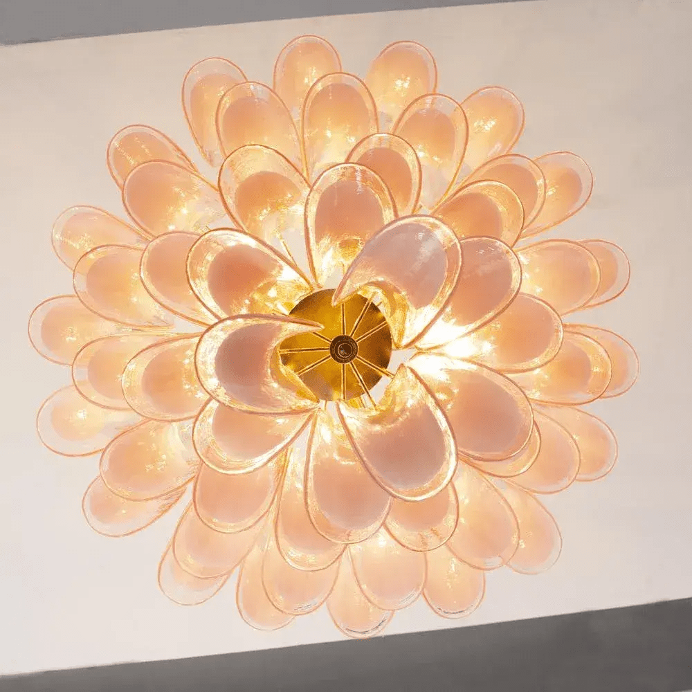 Aurora Chandelier Murano Glass Tiered Italian - Blowlighting