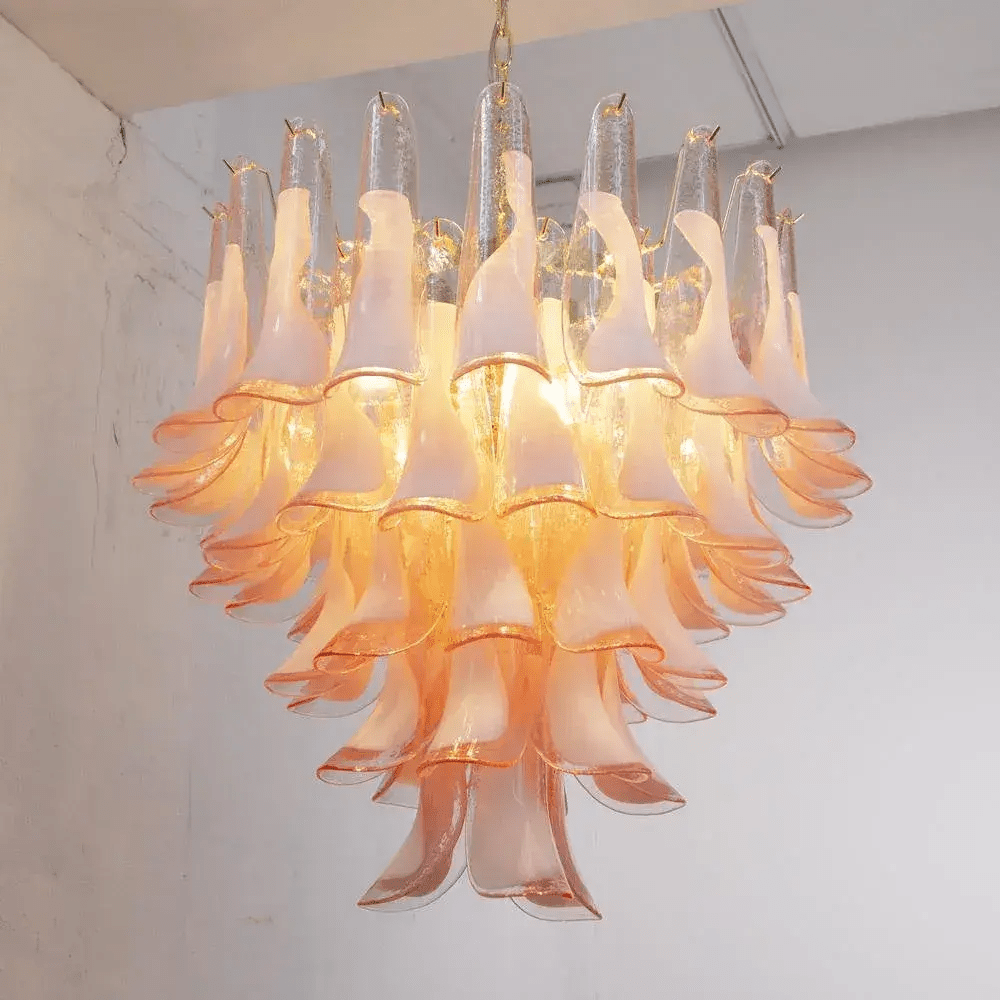 Aurora Chandelier Murano Glass Tiered Italian - Blowlighting