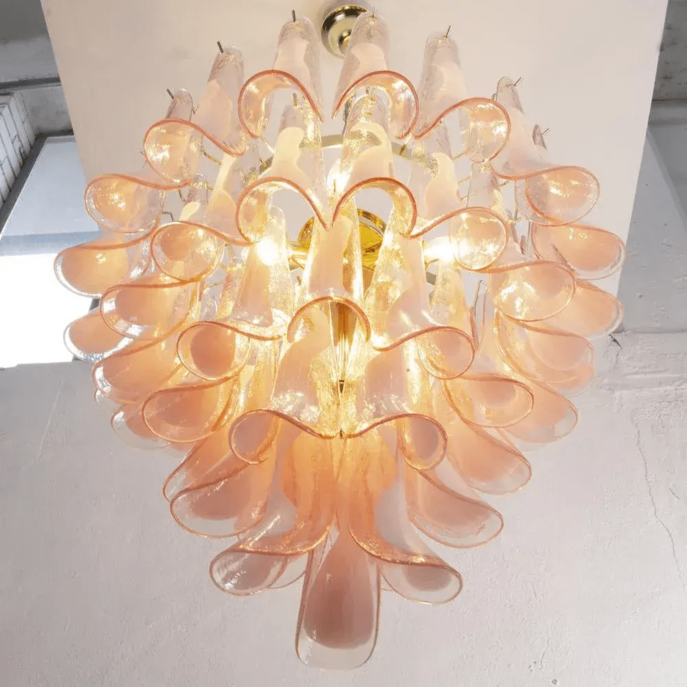 Aurora Chandelier Murano Glass Tiered Italian - Blowlighting