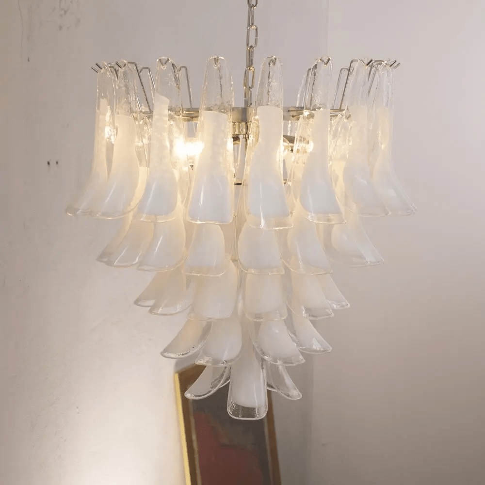 Aurora Chandelier Murano Glass Tiered Italian - Blowlighting