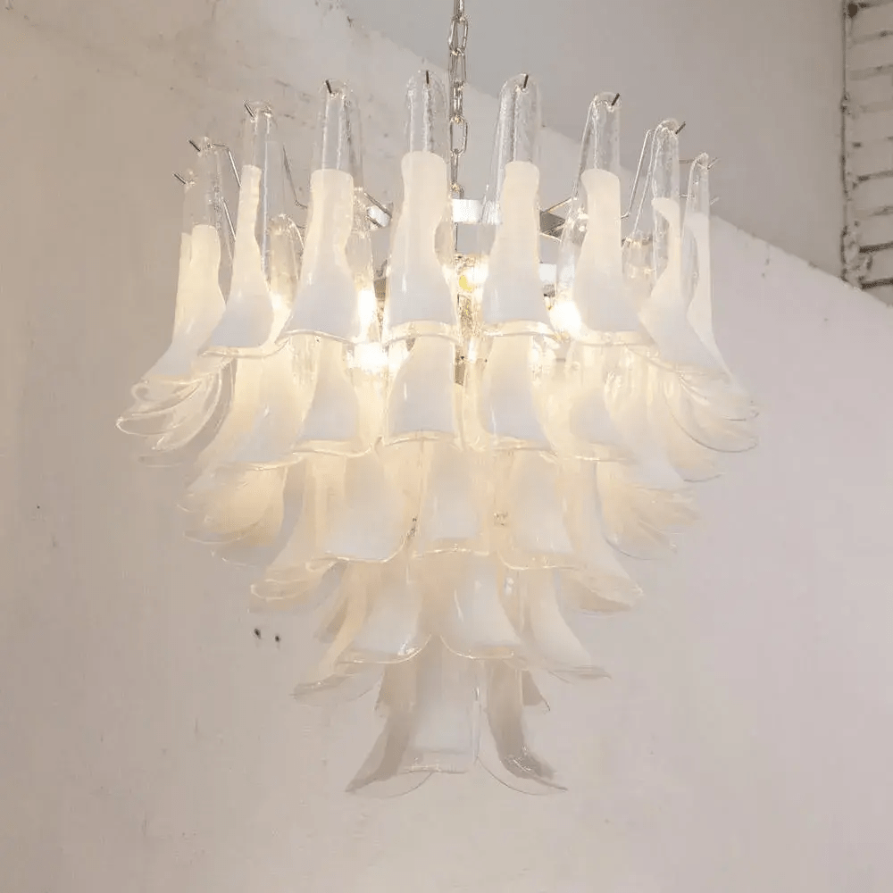 Aurora Chandelier Murano Glass Tiered Italian - Blowlighting
