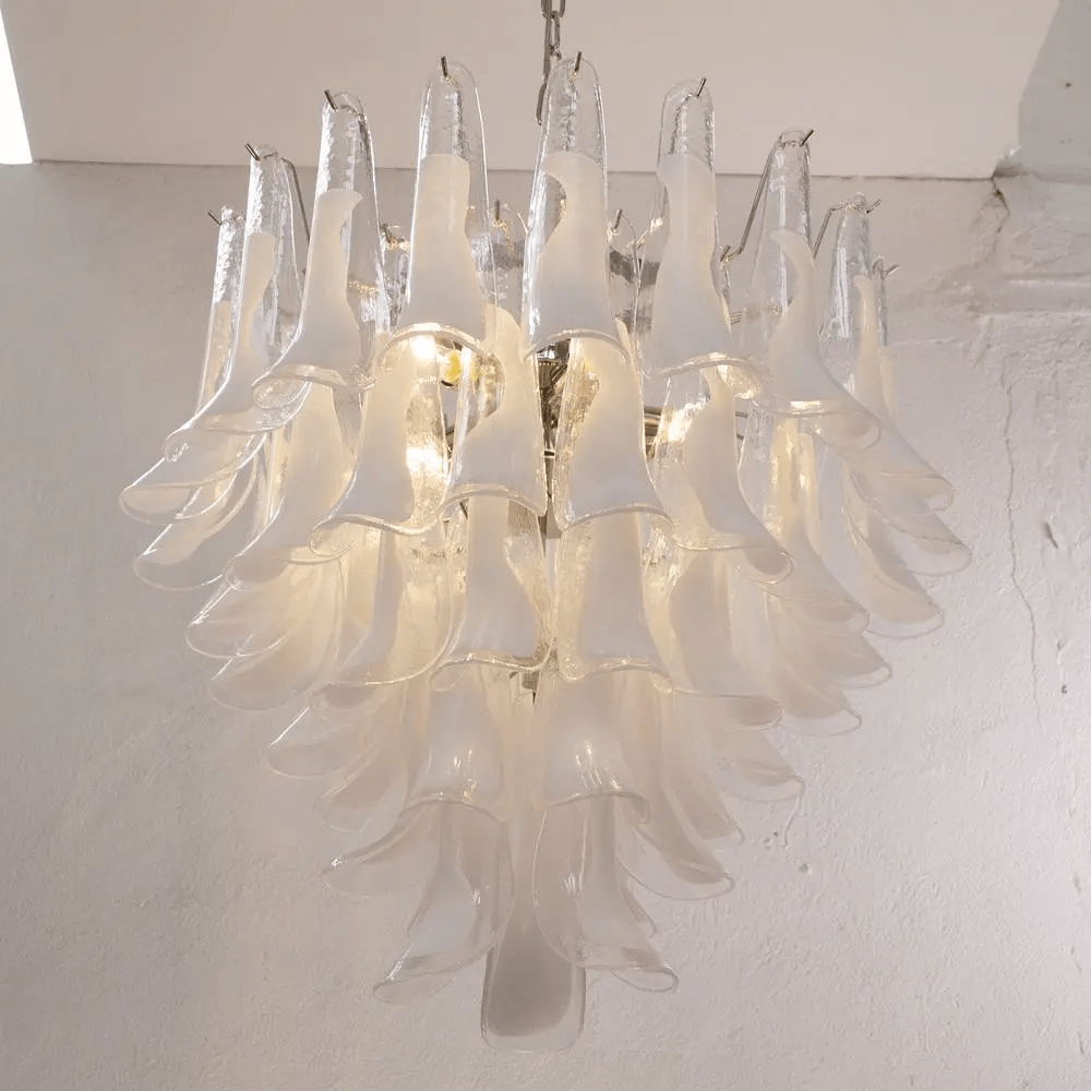 Aurora Chandelier Murano Glass Tiered Italian - Blowlighting