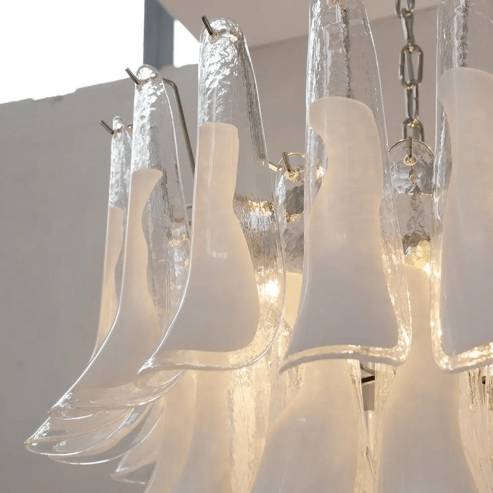 Aurora Chandelier Murano Glass Tiered Italian - Blowlighting