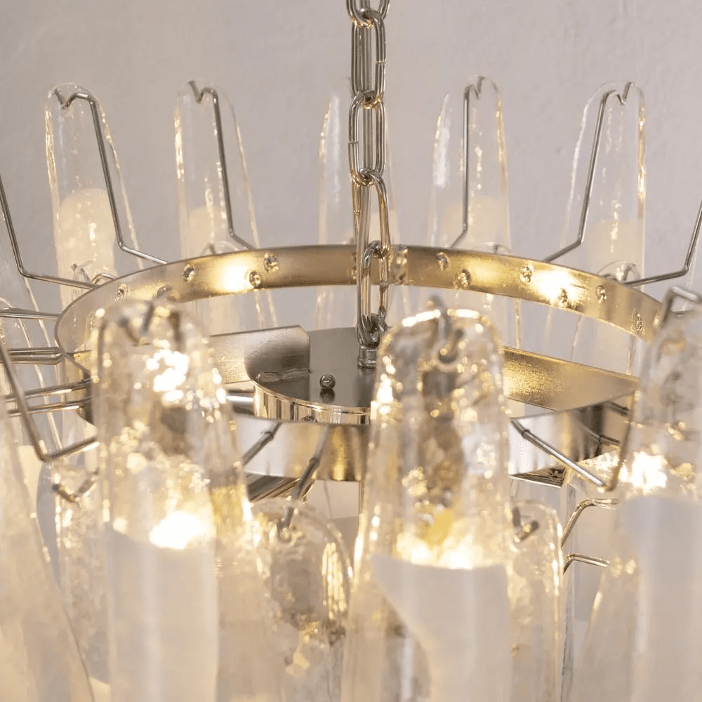 Aurora Chandelier Murano Glass Tiered Italian - Blowlighting