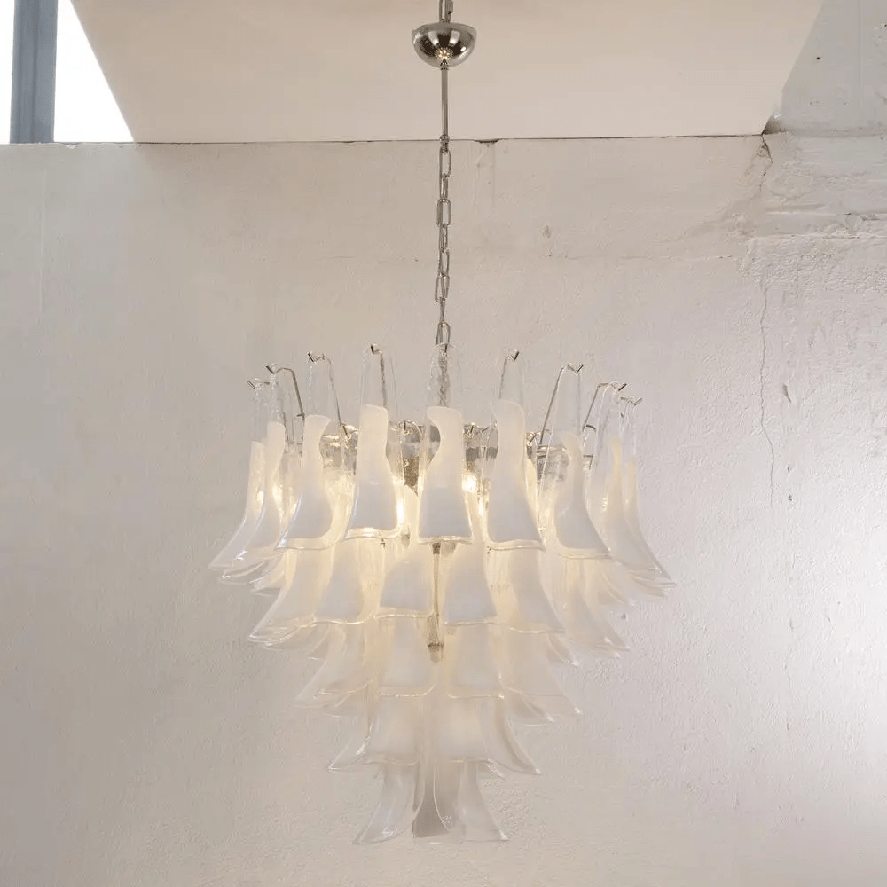 Aurora Chandelier Murano Glass Tiered Italian - Blowlighting