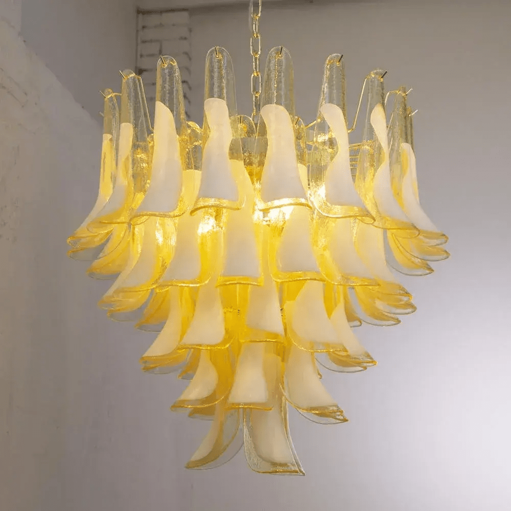 Aurora Chandelier Murano Glass Tiered Italian - Blowlighting
