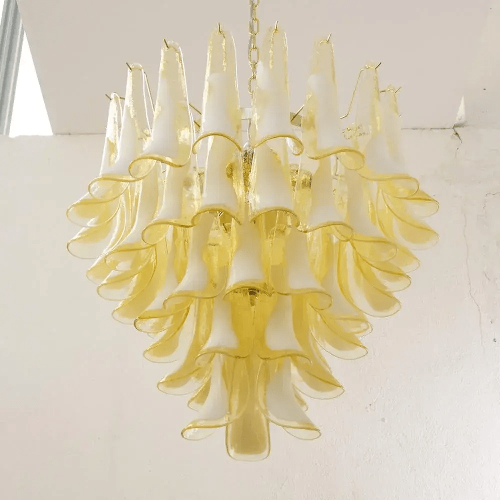 Aurora Chandelier Murano Glass Tiered Italian - Blowlighting