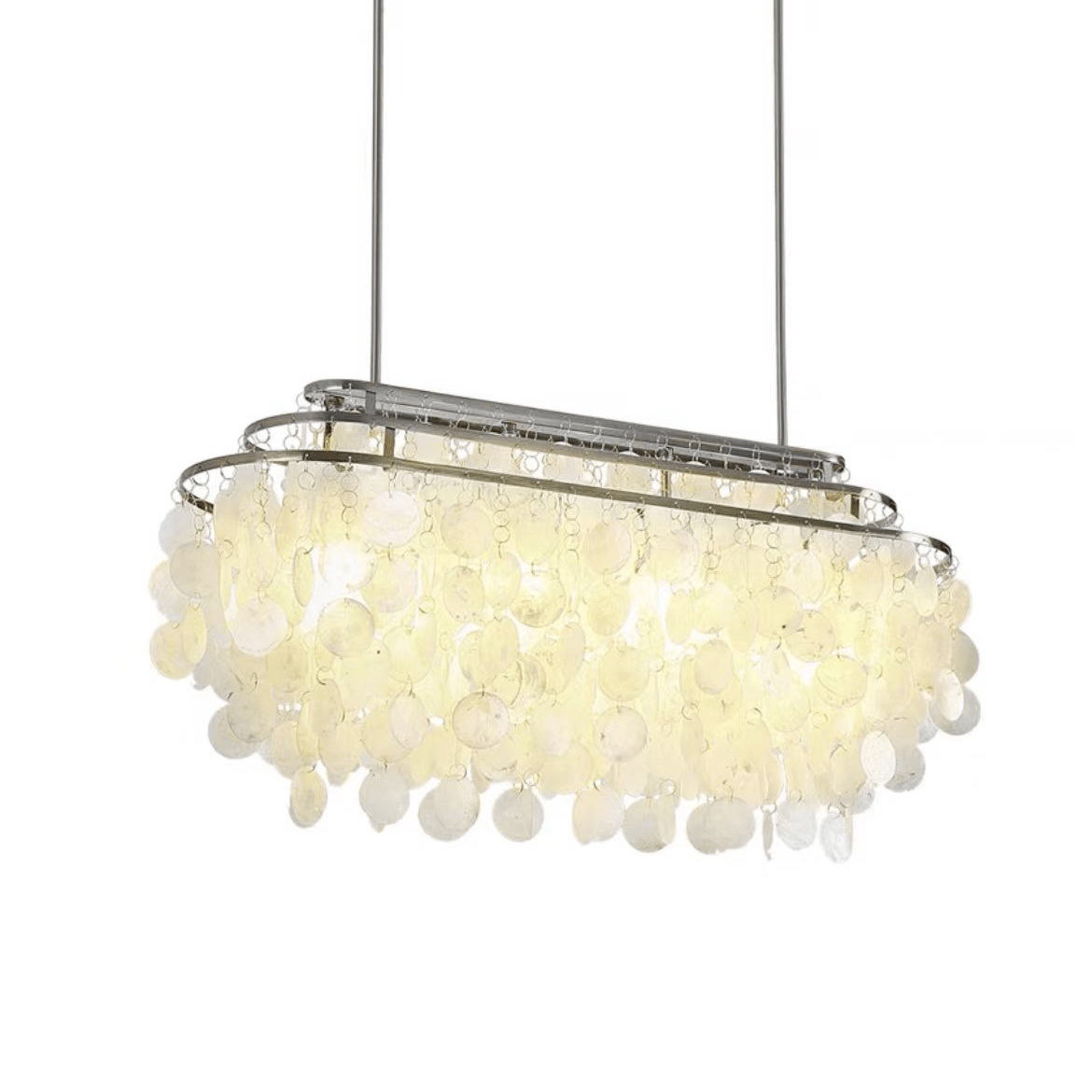 Round Shell Chandelier - Blowlighting