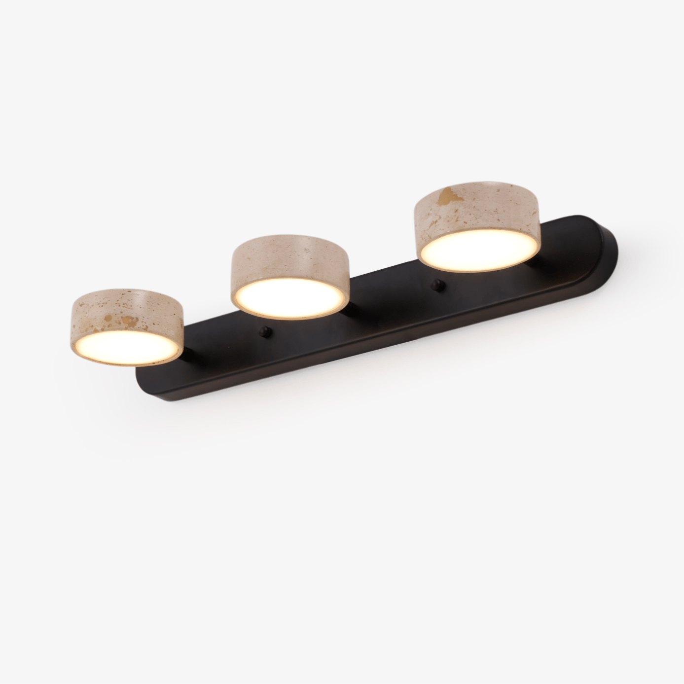 Orshaa Linear Travertine Vanity Light - Blowlighting