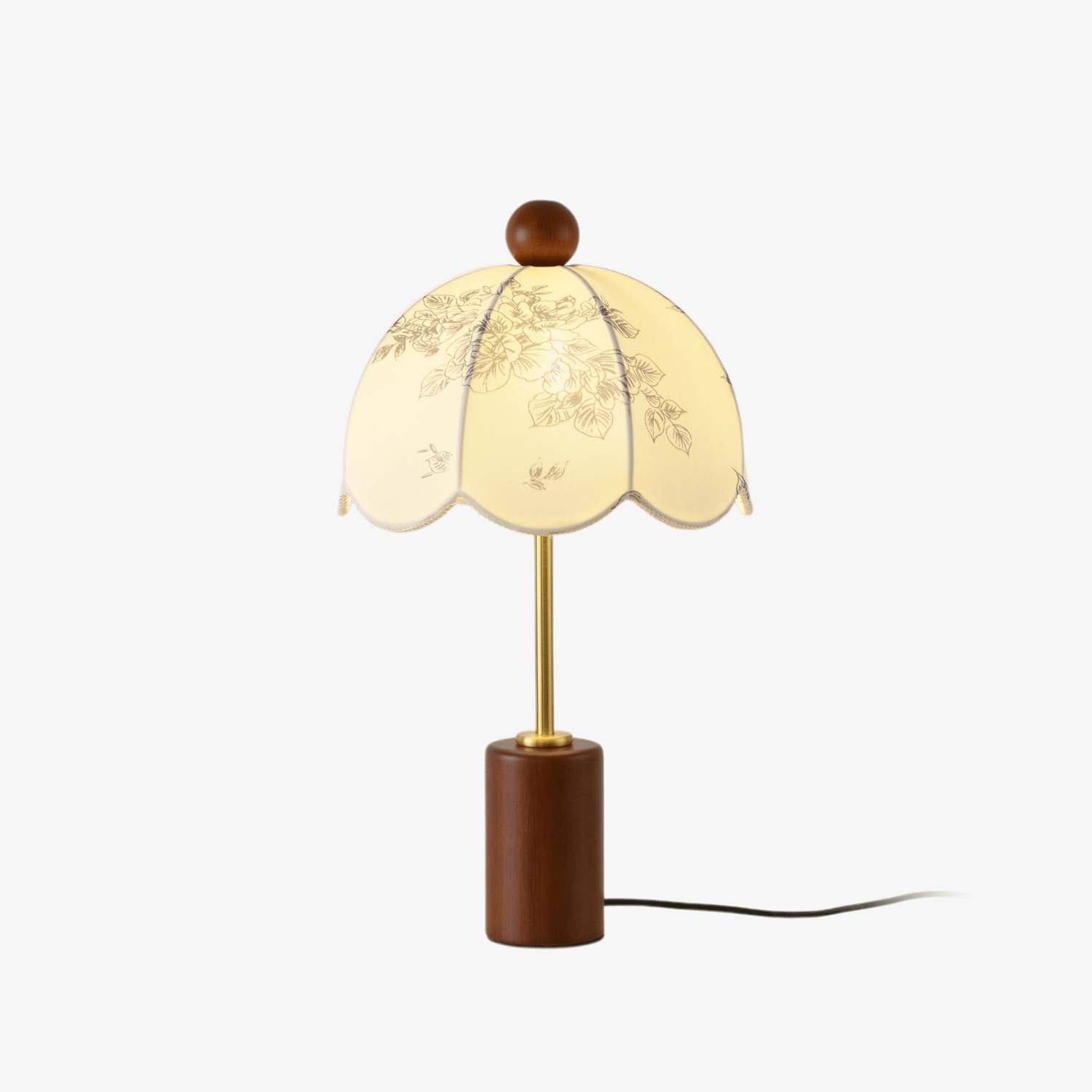 Quinn Vintage Fabric Table Lamp - Blowlighting
