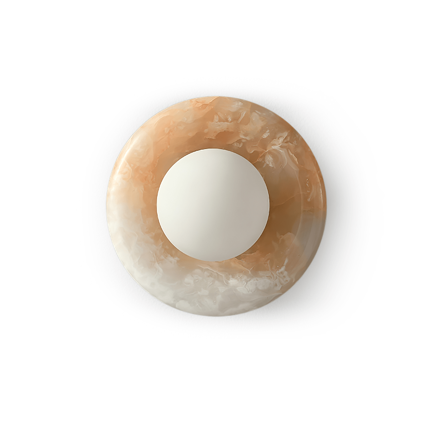 Amber Vintage Marble Wall Light - Blowlighting